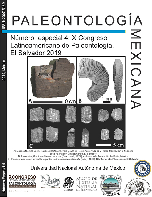 X Congreso Latinoamericano de Paleontología. El Salvador 2019